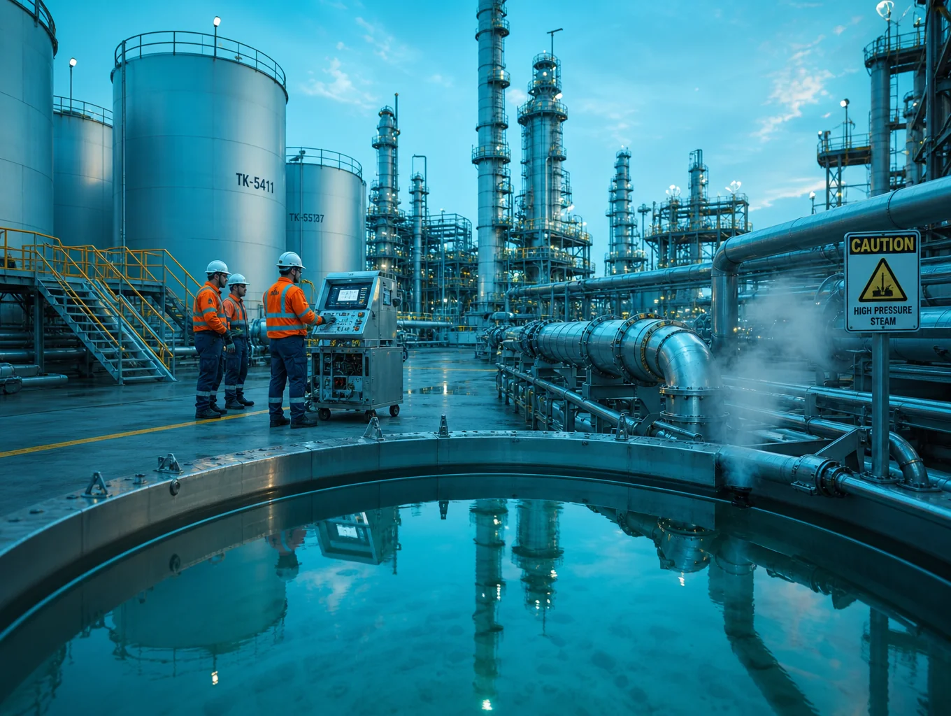 Industrial pipeline transfer system with loading arms