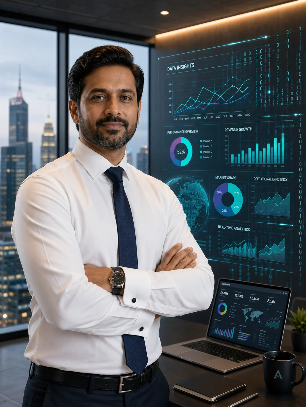 Portrait of Omar Khalid, Manager of Pipeline and Transfer at ALASKA INTERNATIONAL FZE